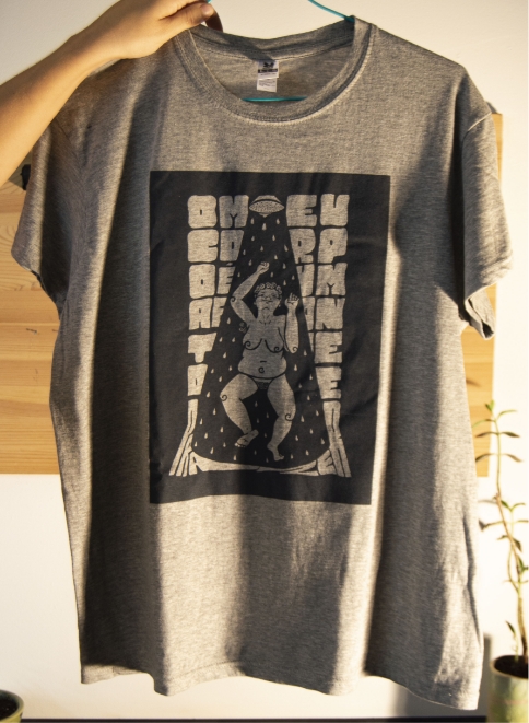 Camiseta “O meu corpo é uma fonte de prazer”